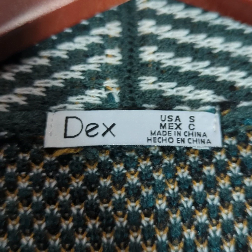 Dex Long Plaid Sweater Jacket - Picture 3 of 5